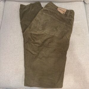 J brand Kane Men's Corduroy Pants in Olive size 30
